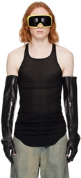 Rick Owens Black Basic Rib Tank Top