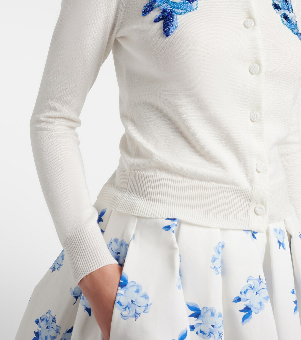 Leo Lin Claire embellished cardigan