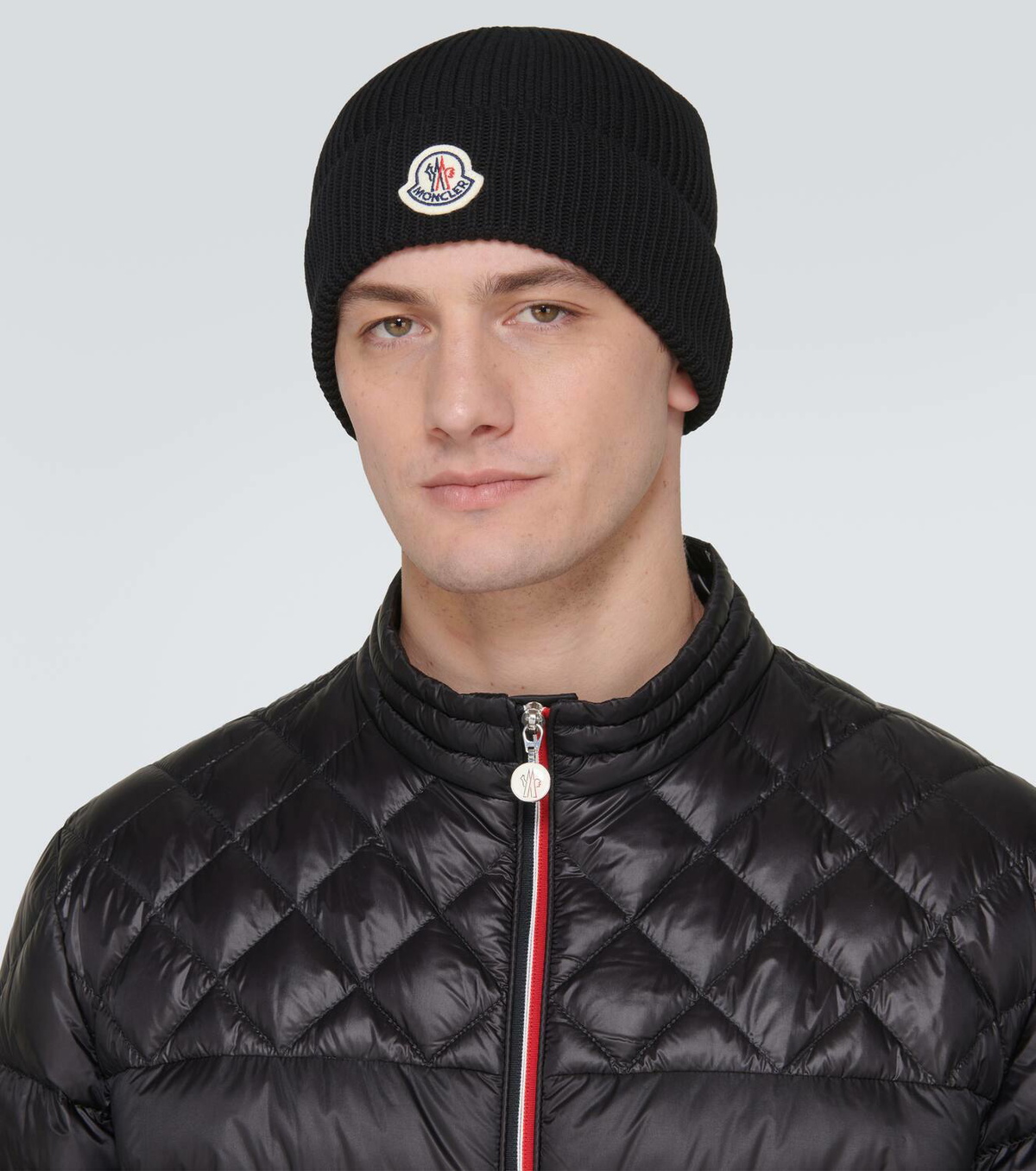 Moncler Logo cotton beanie Moncler