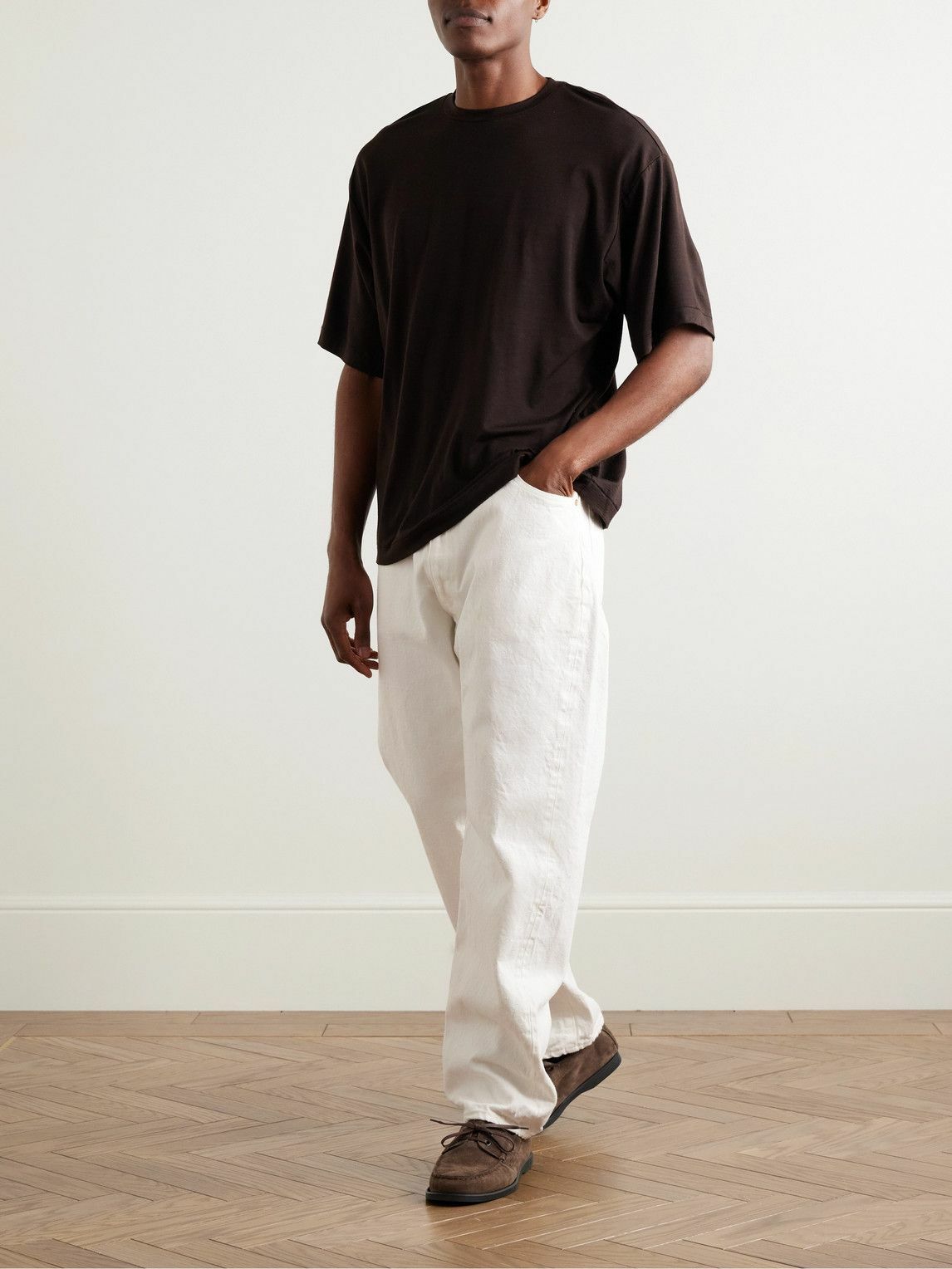 Kaptain Sunshine - Straight-Leg Jeans - White