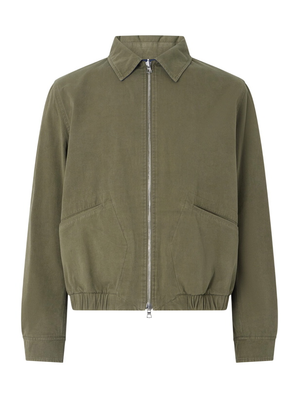 Photo: Drake's - Cotton Blouson Reversible Jacket - Green