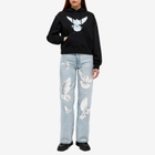 3.Paradis Women's Solo Dove Hooded Sweater in Black