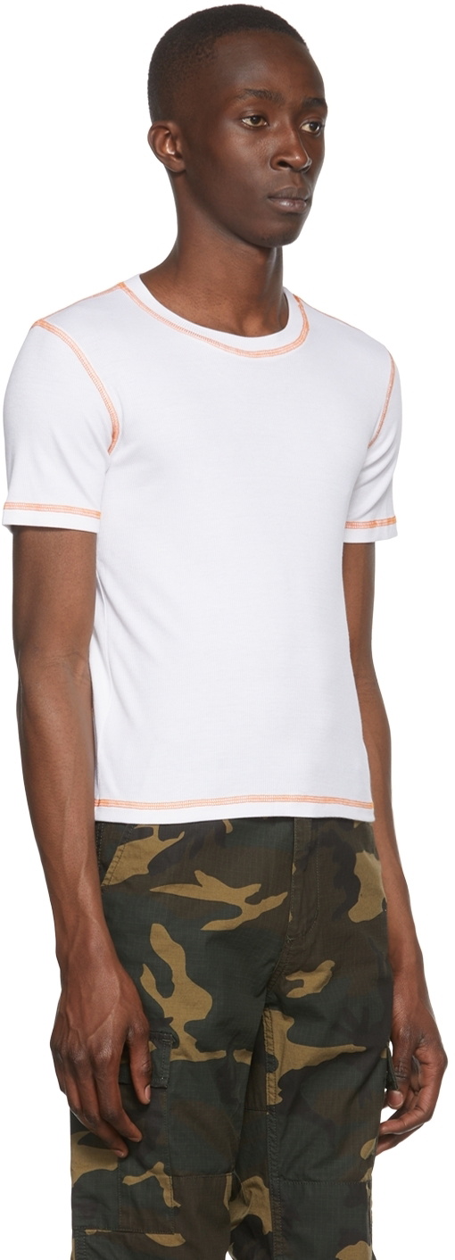 Phlemuns White Cotton T-Shirt