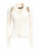 Andreādamo Womens Cardigan Ivory