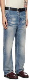 Fax Copy Express Blue 'The Easy' Jeans