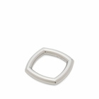 Tom Wood Frame Ring Slim in Silver
