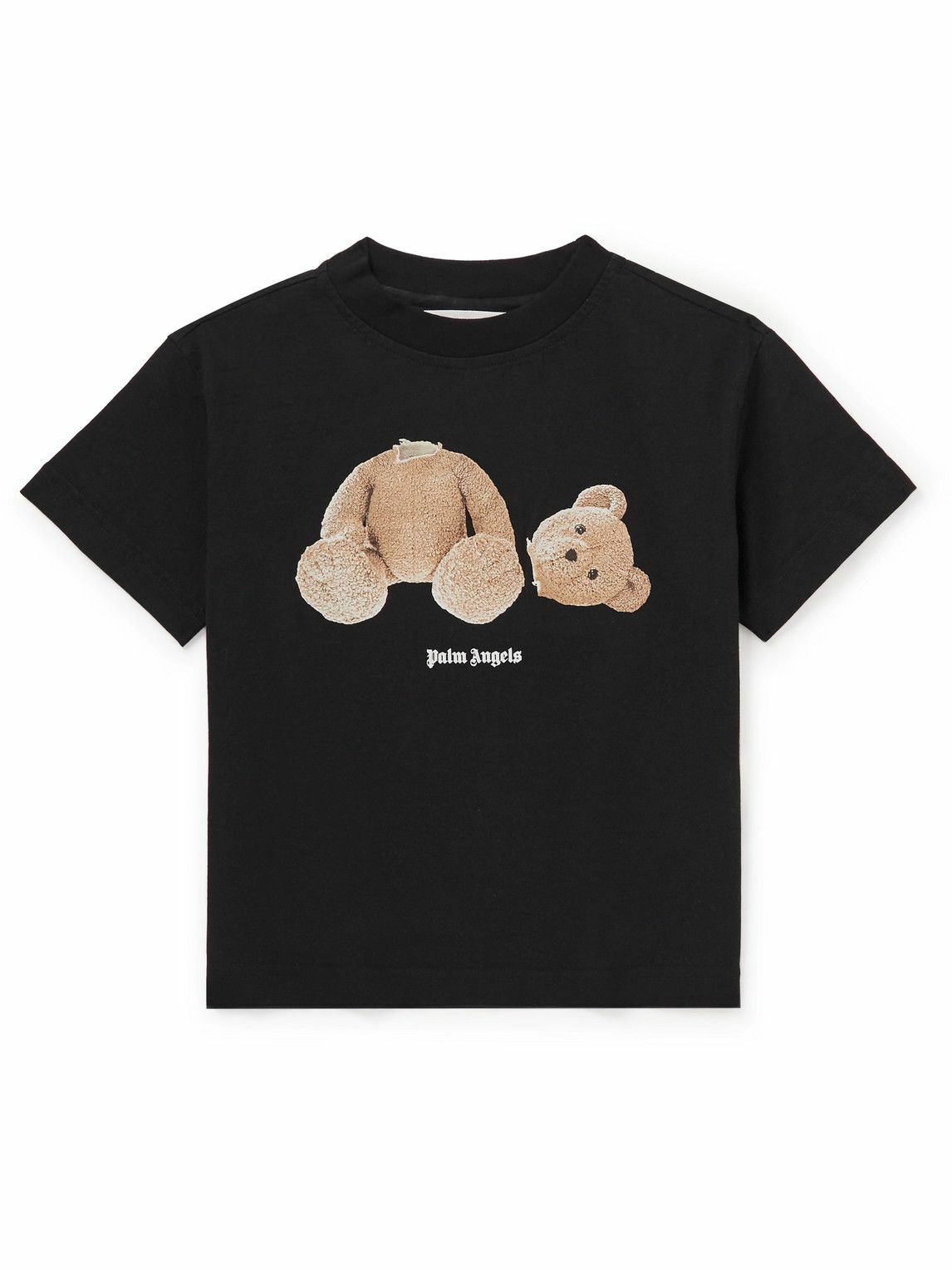 Palm Angels Kids Boys T Shirt In Black 1