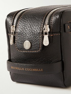 Brunello Cucinelli - Full-Grain Leather Wash Bag