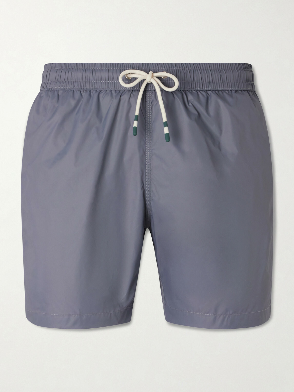 Hartford - Straight-Leg Mid-Length Recycled Swim Shorts - Gray