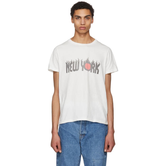 Photo: Remi Relief Off-White New York Fire Long Wash Finish T-Shirt