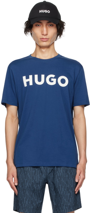 Photo: Hugo Navy Printed T-Shirt