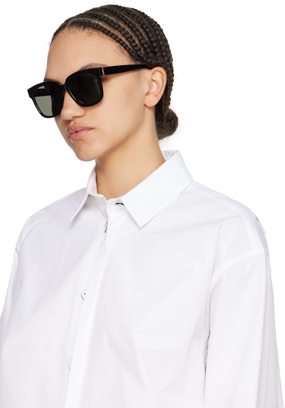 サングラス SAINT LAURENT Black Acetate Sl M40 Sunglasses Saint Laurent® SL M40 Sunglasses - EuroOptica™ NYC