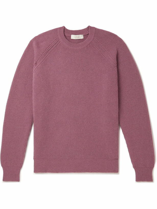 Photo: Altea - Ribbed Cashmere Sweater - Pink