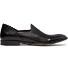 Officine Creative - Mondrian Collapsible-Heel Leather Loafers - Black