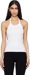 FLORE FLORE White Angie Tank Top