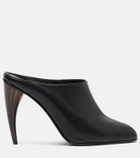 McQueen Leather mules