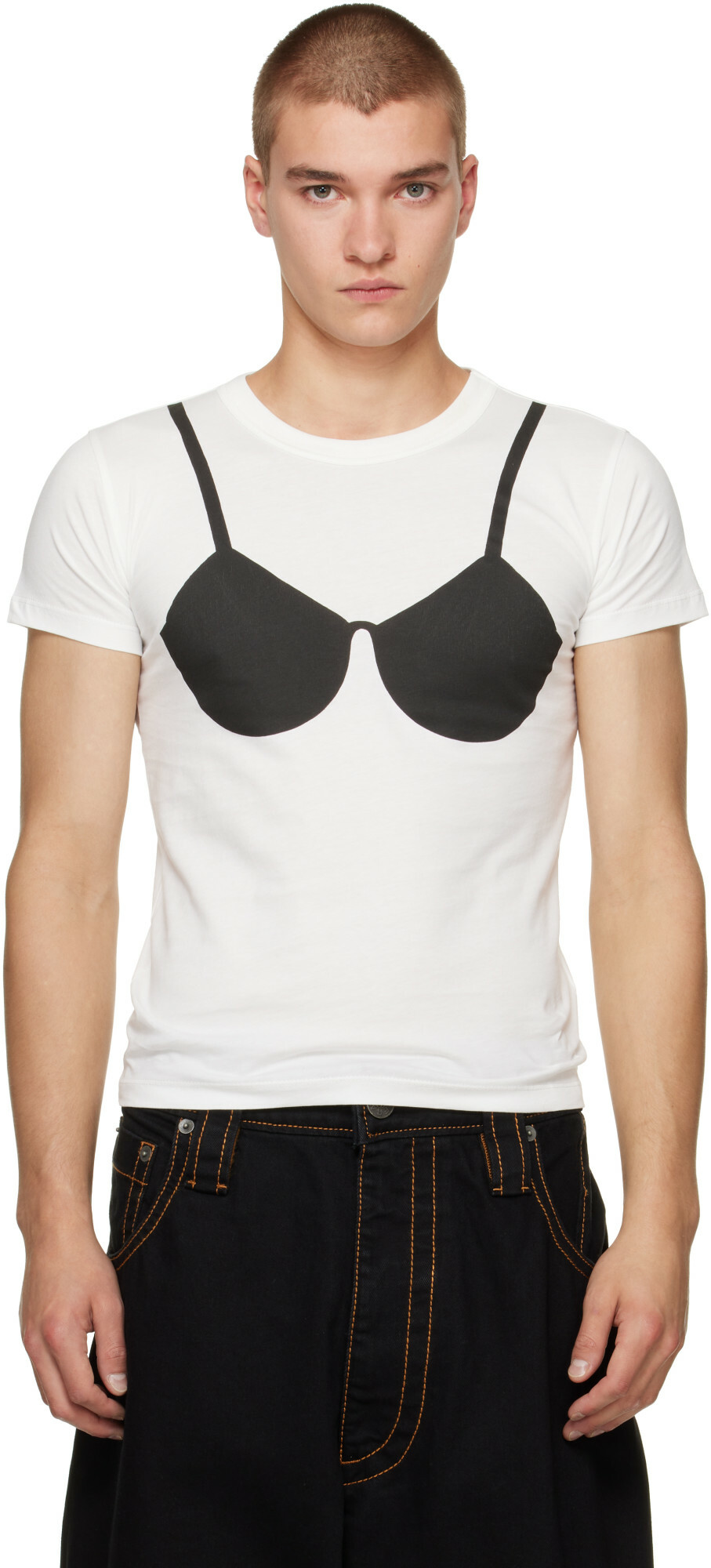 VAQUERA White Bra T-Shirt