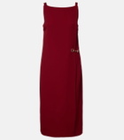 Gucci Horsebit sablé midi dress