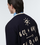 Gucci - Embroidered tweed jacket