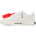 Off-White White Vulcanized Low Canvas Sneakers