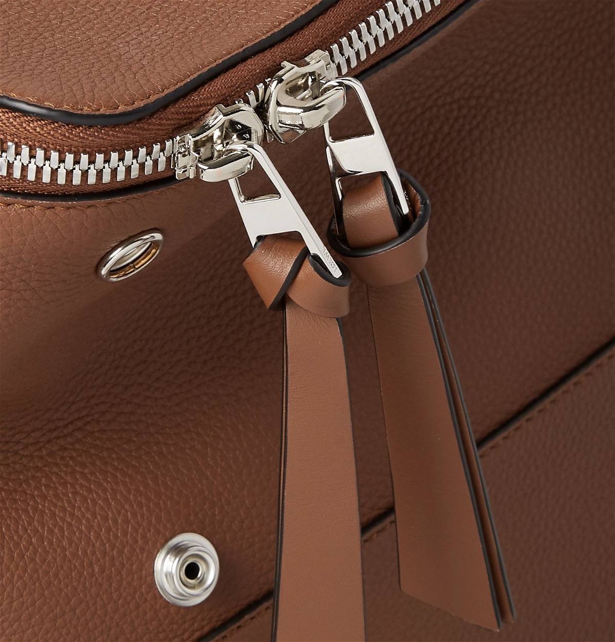 Loewe Goya Brown Leather Backpack For Sale at 1stDibs