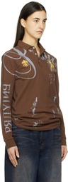 Praying Brown 'Praying' Polo