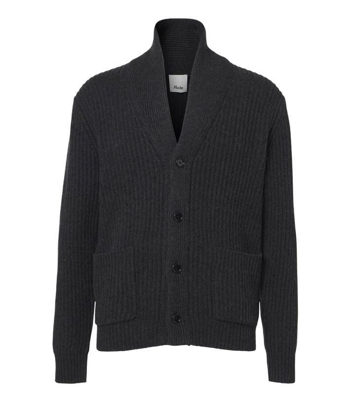 Photo: Allude Ribbed-knit wool and cashmere cardigan
