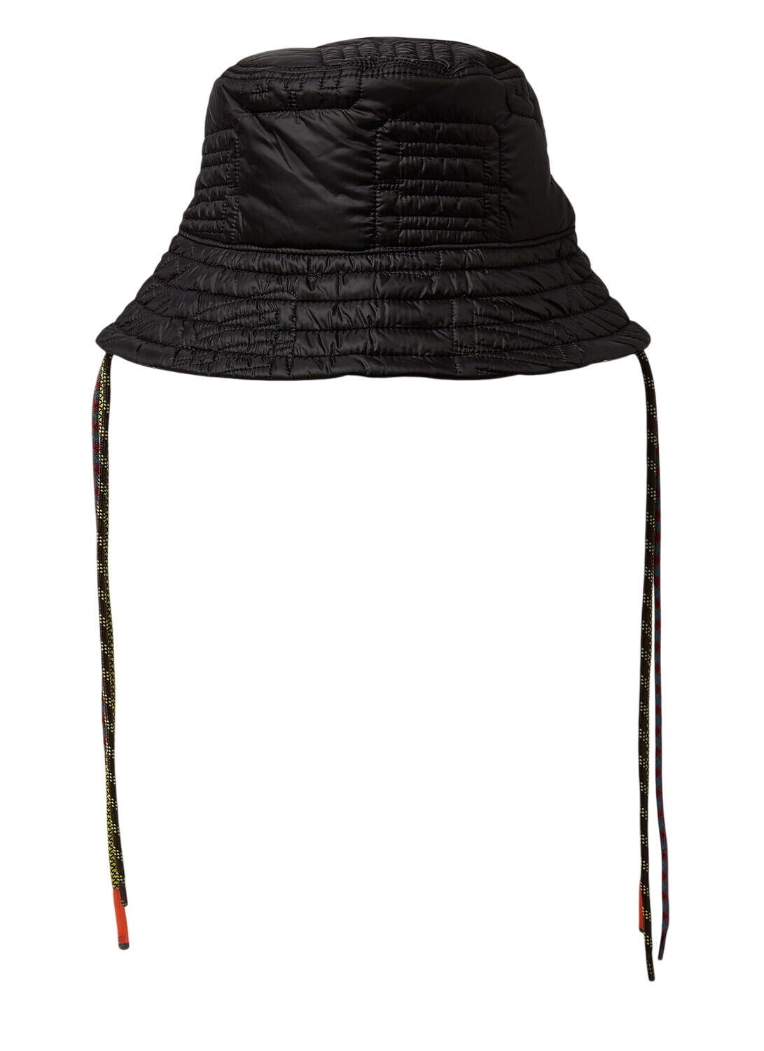 Ambush Black Canvas Logo Bucket Hat Ambush