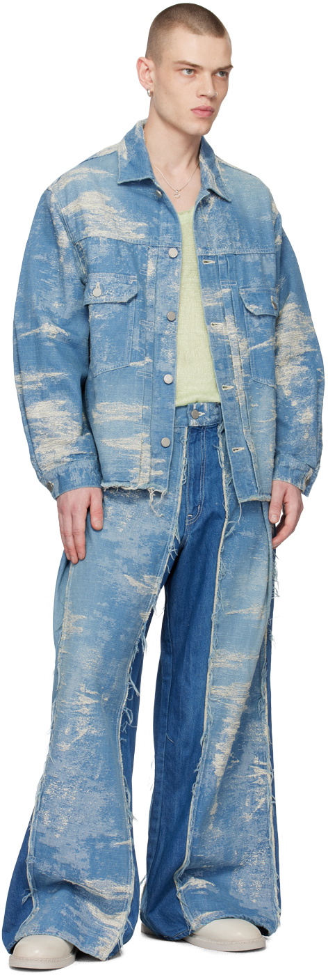 TAAKK Blue Wide-Leg Jeans