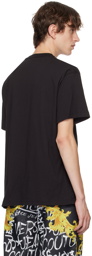 Versace Jeans Couture Black V-Emblem T-Shirt