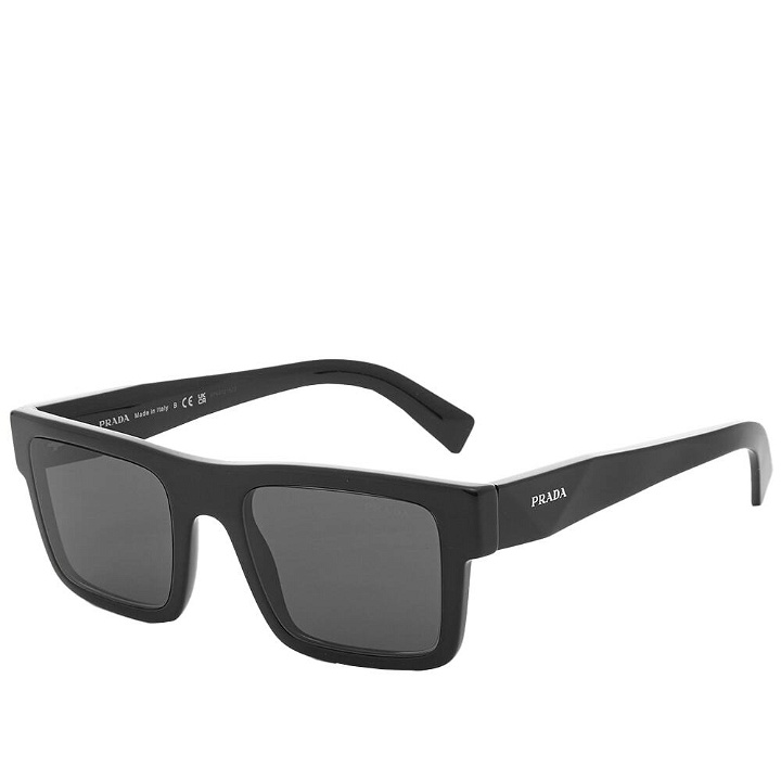 Photo: Prada Eyewear Men's Prada PR 19WS Symbole Sunglasses in Black