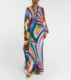 Pucci Printed silk kaftan