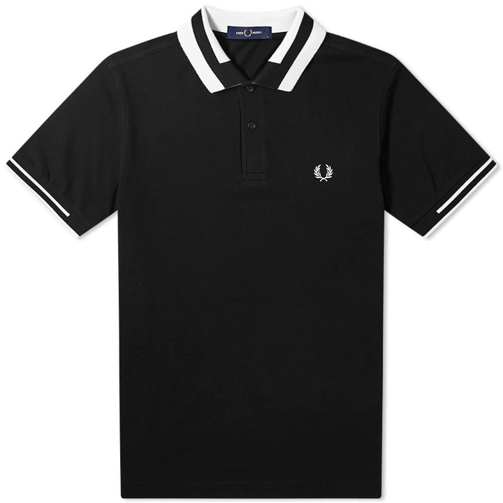 Photo: Fred Perry Authentic Block Tipped Collar Polo