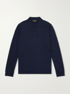 Slowear - Slim-Fit Flexwool Polo Shirt - Blue