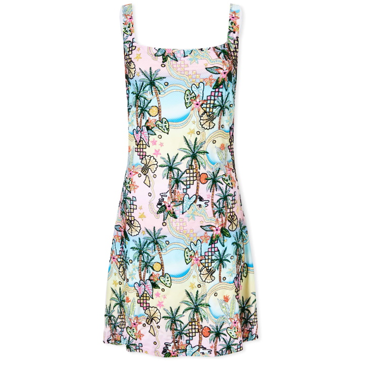 Photo: Oceanus Women's Carla Palma Print Mini Dress in La Palma