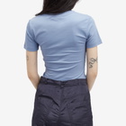Daily Paper Women's Unit Emb T-Shirt in Country Blue