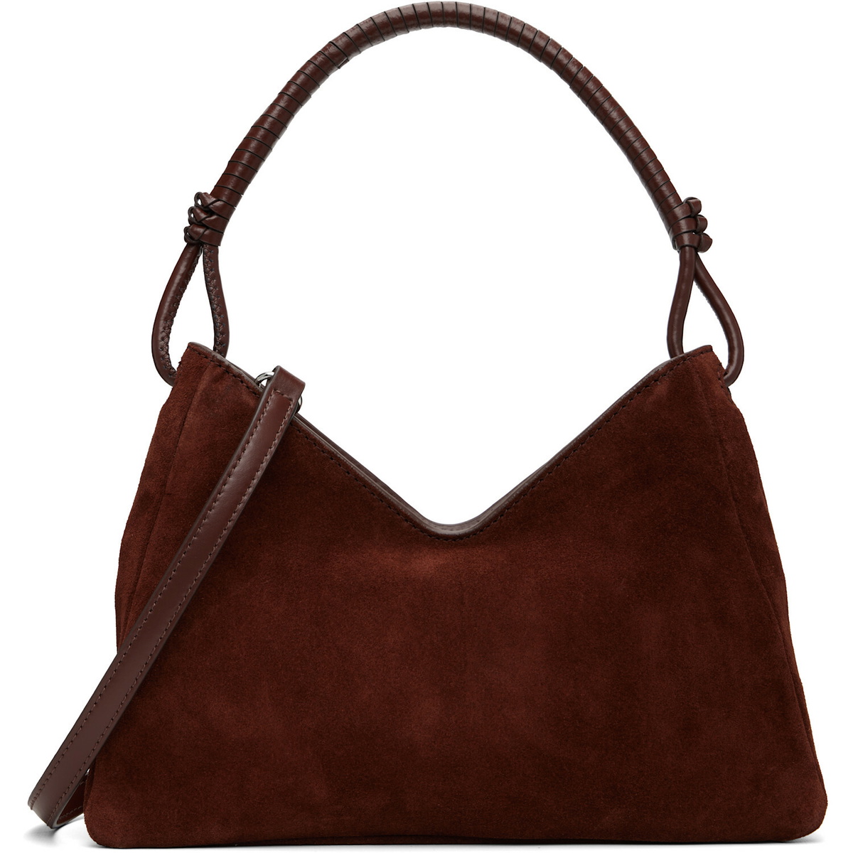 Staud Brown Valerie Shoulder Bag