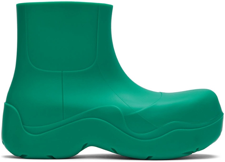 Photo: Bottega Veneta Green Puddle Boots