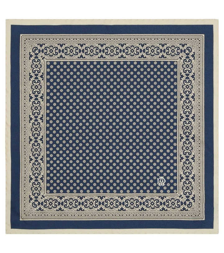 Photo: Dunhill Silk pocket square