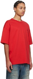 Juun.J Red Graphic T-Shirt
