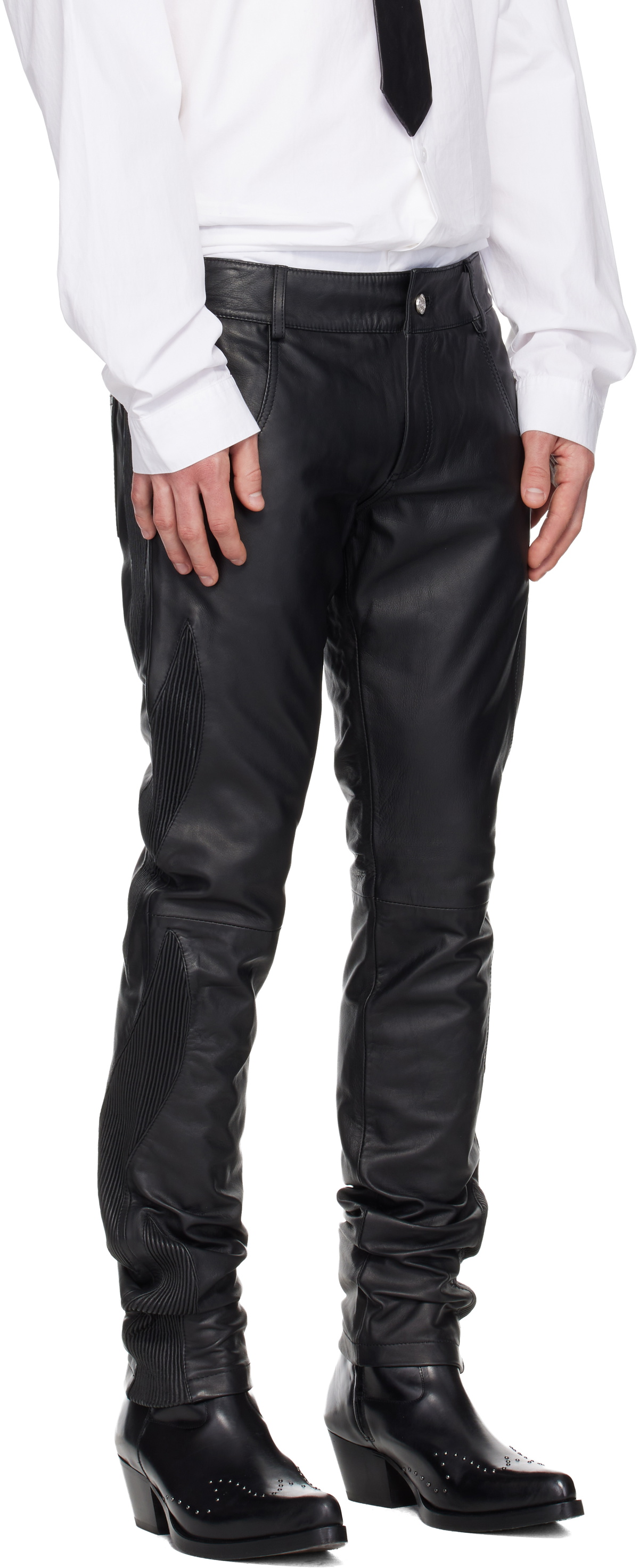 Deadwood Black Tide Leather Pants