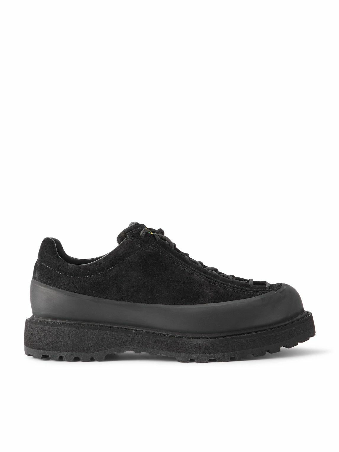 Stone Island - Suede and Rubber Sneakers - Black