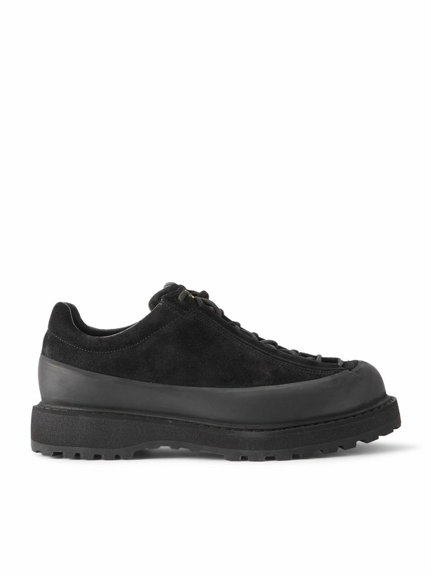 Photo: Stone Island - Suede and Rubber Sneakers - Black