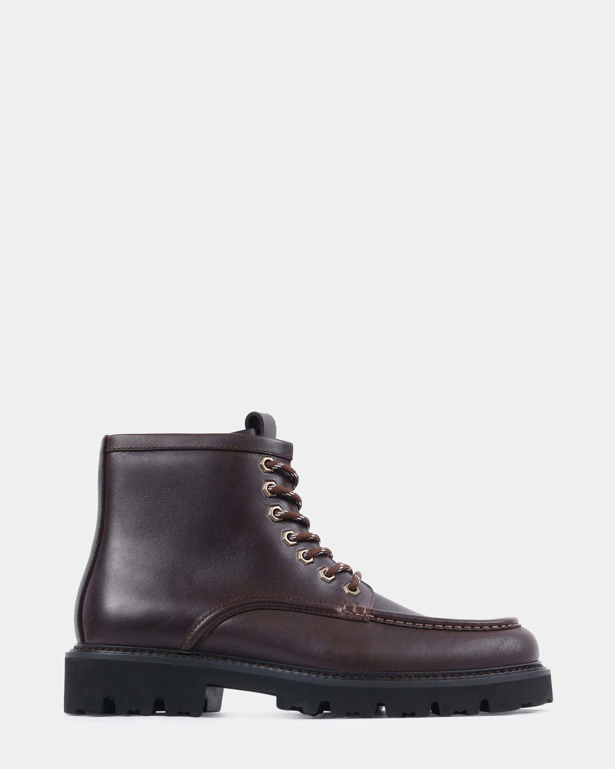 Steve Madden Mateo Boots in Dark Brown