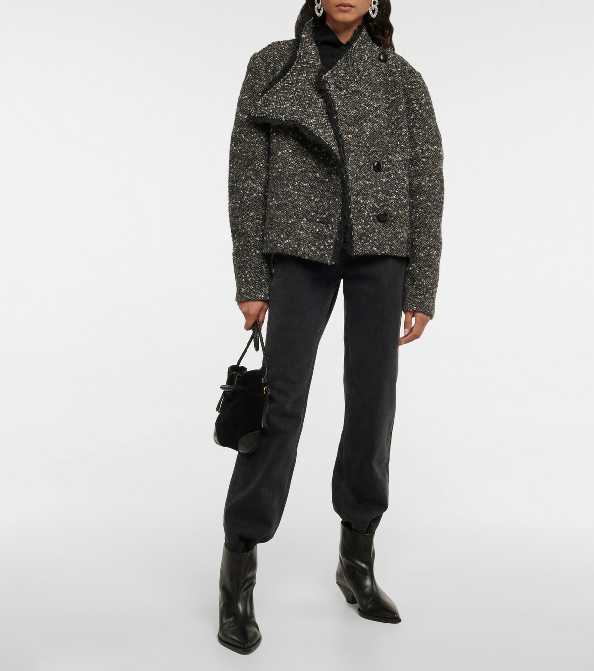 Marant Etoile Edith tweed jacket