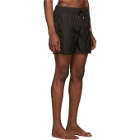 Moncler Black Boxer Bare Swim Shorts