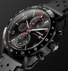 Montblanc - TimeWalker Automatic Chronograph UTC 43mm Stainless Steel and Rubber Watch - Black