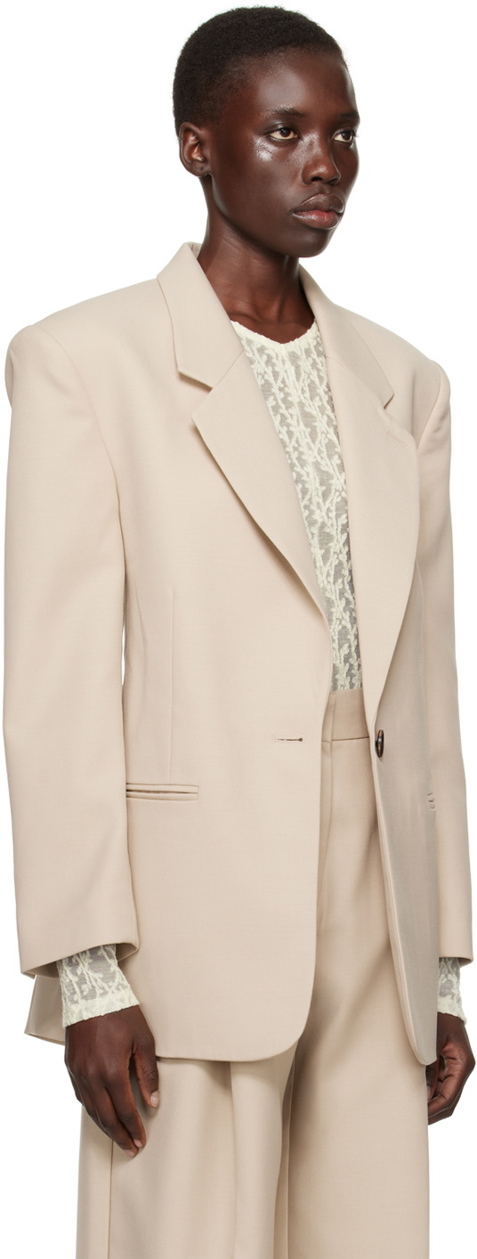 CAMILLA AND MARC Beige Rhett Blazer