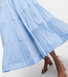 Zimmermann Pleated chiffon midi dress