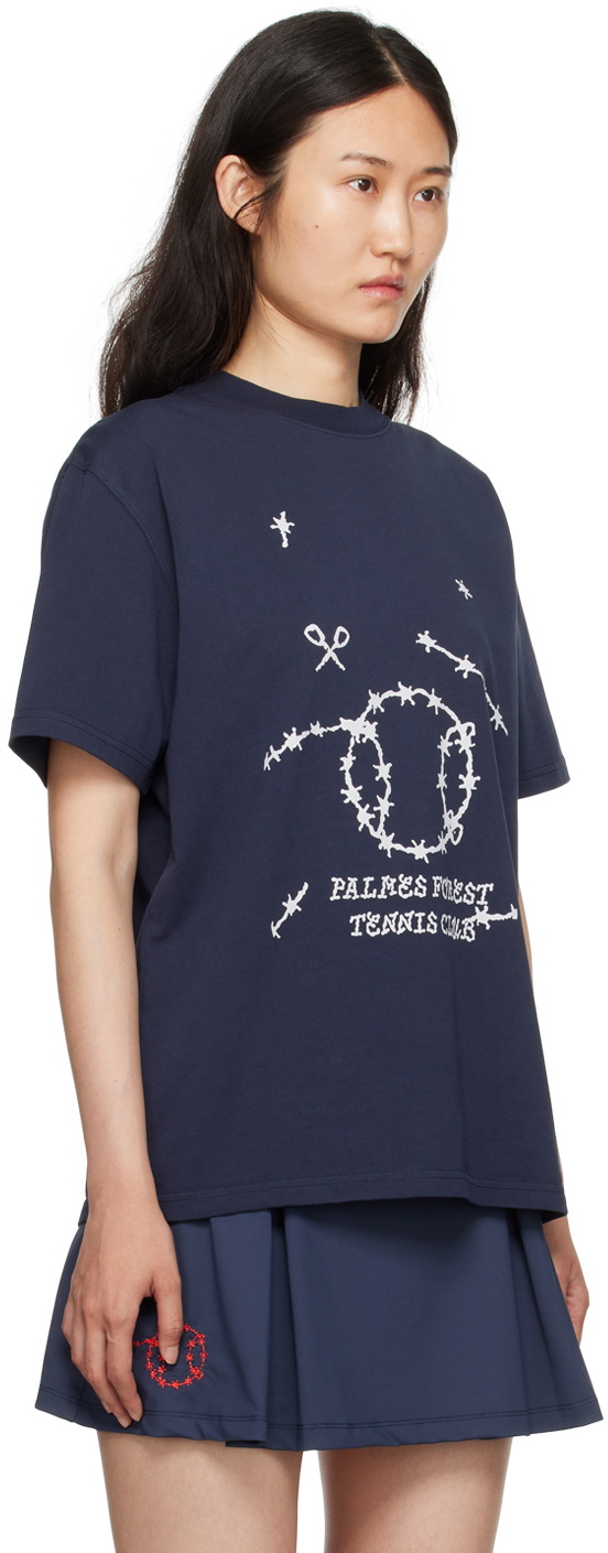Palmes SSENSE Exclusive Navy T-Shirt